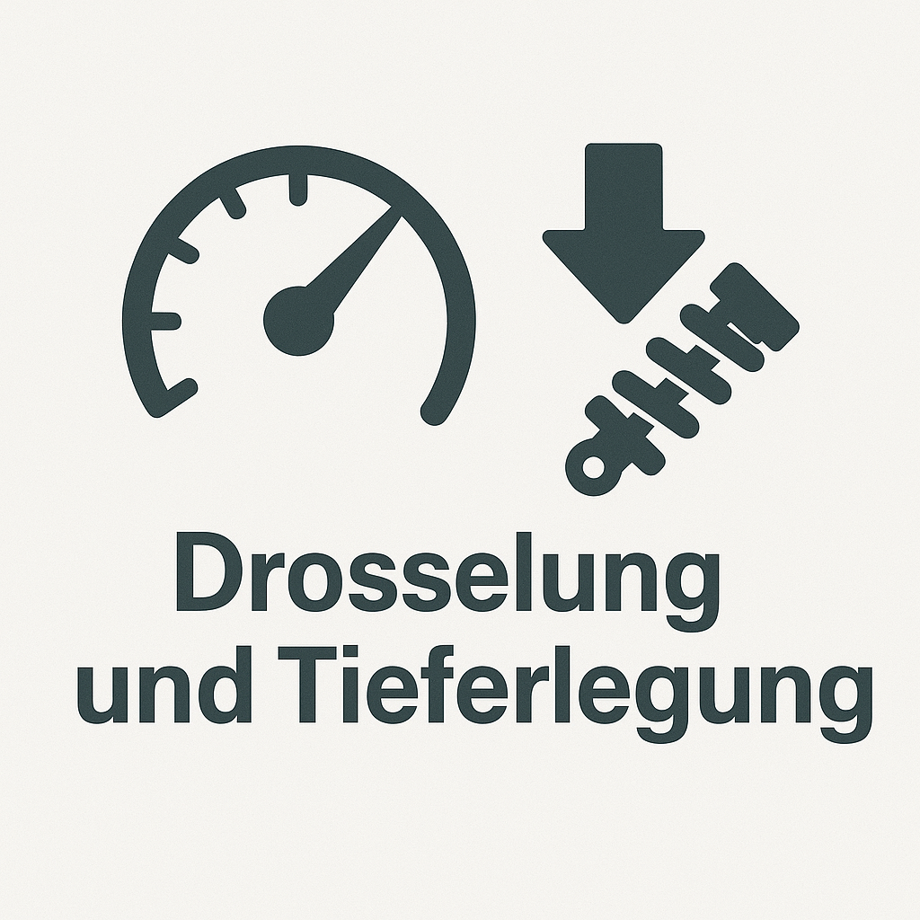 Tieferlegung und Wartung